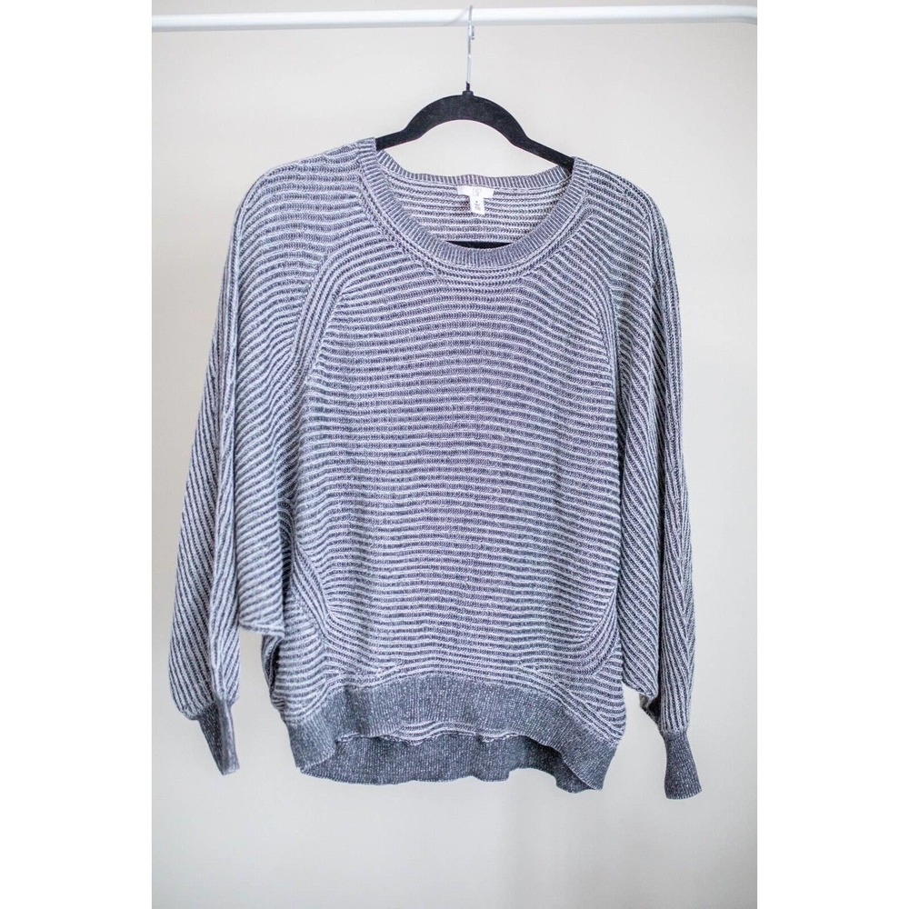 BP Nordstrom Crew Neck Knit Sweater Oversized Dark Gray SZ M